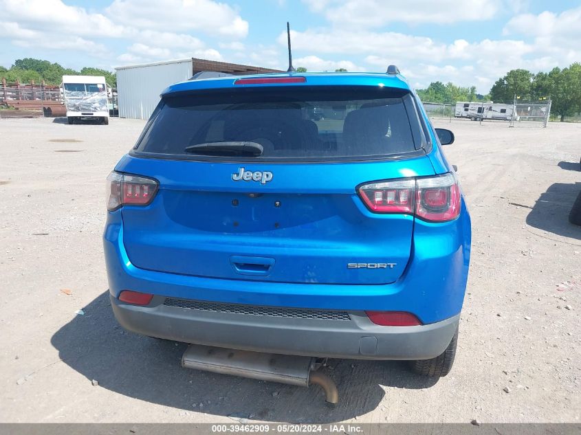 2018 Jeep Compass Sport Fwd VIN: 3C4NJCAB9JT124812 Lot: 39462909