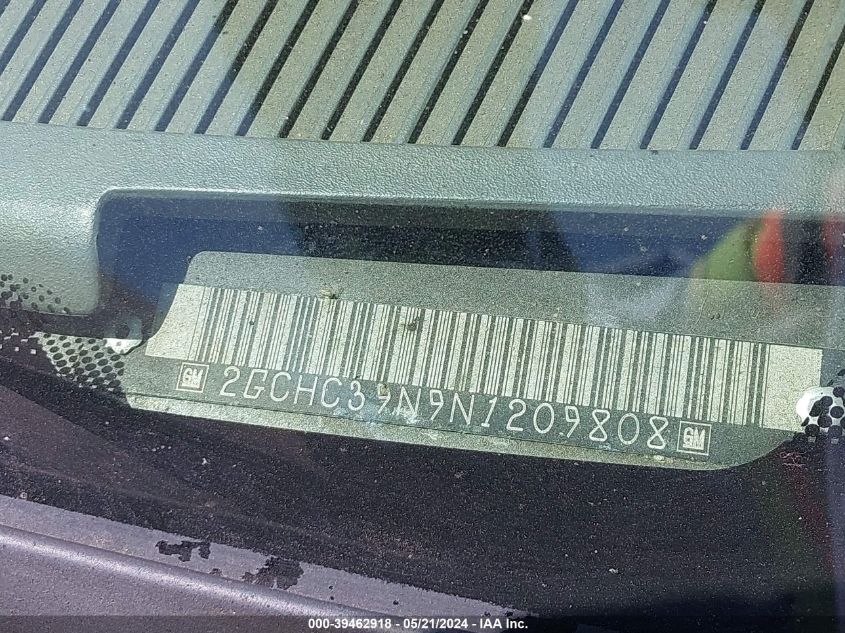 1992 Chevrolet Gmt-400 C3500 VIN: 2GCHC39N9N1209808 Lot: 39462918