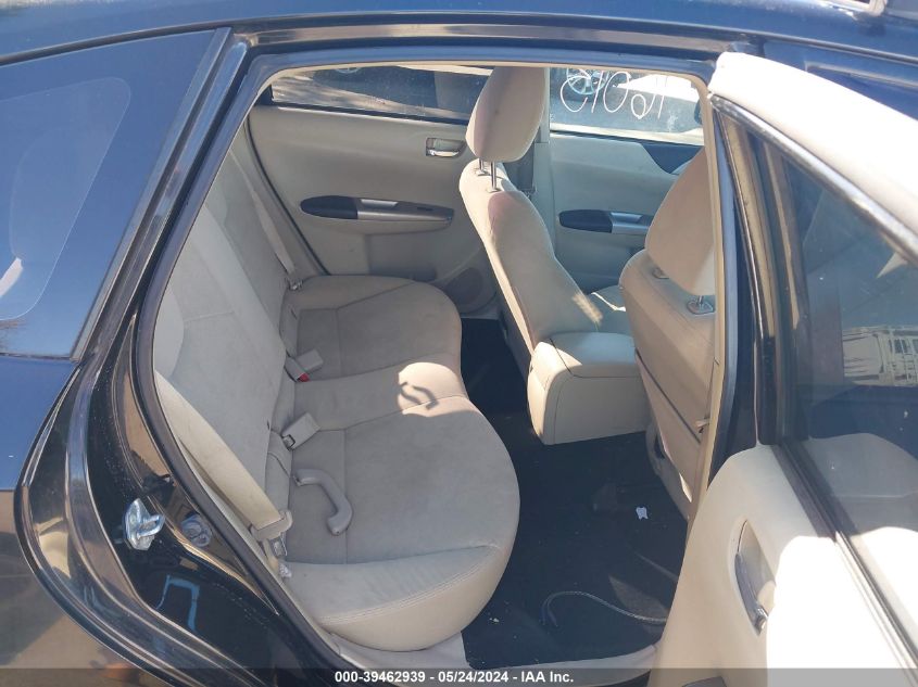 2009 Subaru Impreza 2.5I VIN: JF1GH61659G822624 Lot: 39462939