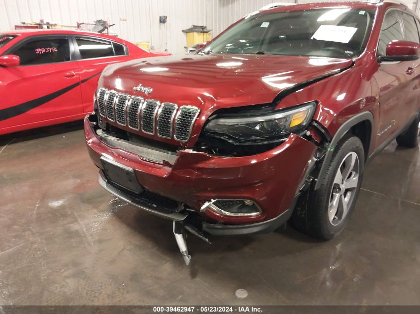 2019 Jeep Cherokee Limited 4X4 VIN: 1C4PJMDX6KD421291 Lot: 39462947