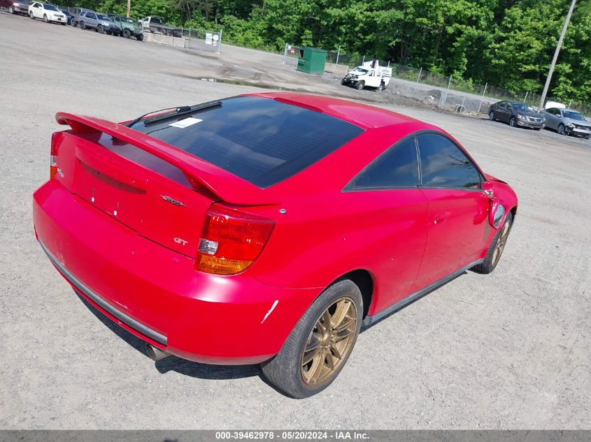 2002 Toyota Celica Gt VIN: JTDDR32T220141221 Lot: 39462978