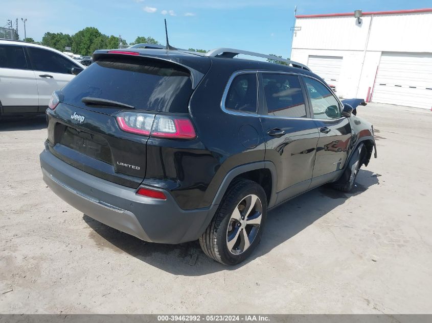 2019 Jeep Cherokee Limited Fwd VIN: 1C4PJLDB2KD38779 Lot: 39462992