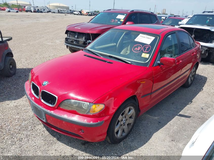 2003 BMW 325 I VIN: WBAEV33433KL89892 Lot: 39463001