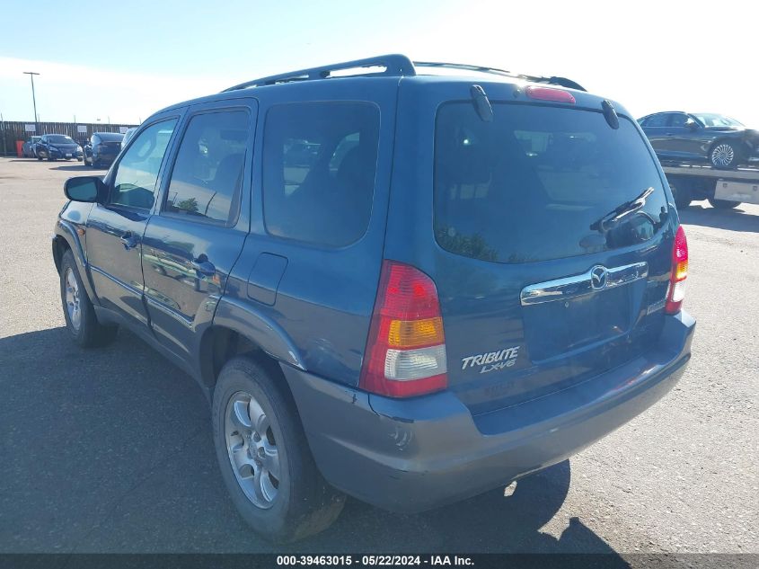 2001 Mazda Tribute Es V6/Lx V6 VIN: 4F2CU08111KM51863 Lot: 39463015