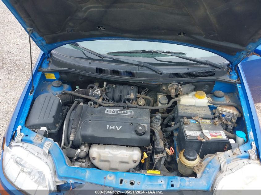 2006 Chevrolet Aveo Ls VIN: KL1TD66696B628370 Lot: 39463021