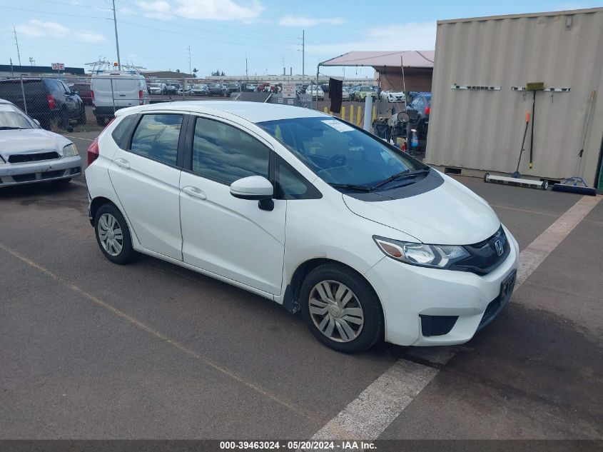 2015 Honda Fit Lx VIN: 3HGGK5G50FM749573 Lot: 39463024