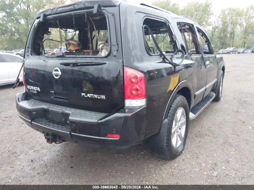 2011 Nissan Armada Platinum VIN: 5N1AA0NE6BN604059 Lot: 39463047