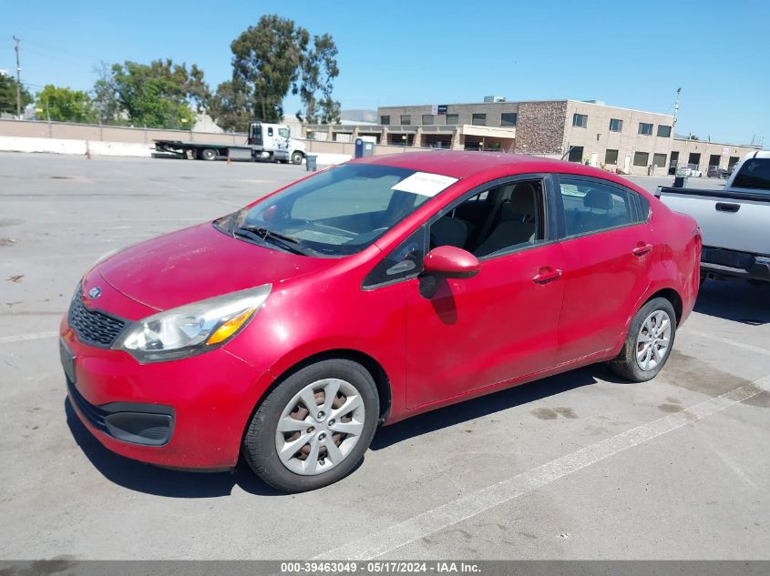 2013 Kia Rio Lx VIN: KNADM4A30D6204240 Lot: 39463049