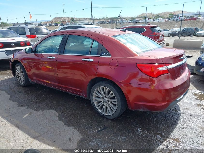 2013 Chrysler 200 Limited VIN: 1C3CCBCG4DN504556 Lot: 39463061