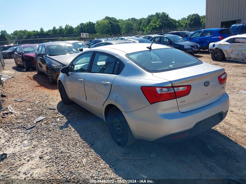 2013 Kia Rio Lx VIN: KNADM4A34D6243848 Lot: 39463072