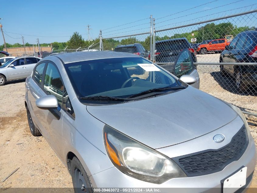 2013 Kia Rio Lx VIN: KNADM4A34D6243848 Lot: 39463072