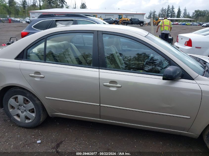 2009 Hyundai Sonata Gls VIN: 5NPET46C39H427839 Lot: 39463077