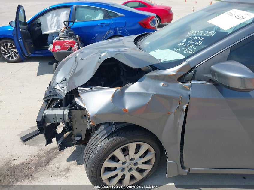2017 Nissan Sentra Sv VIN: 3N1AB7AP9HL657822 Lot: 39463129