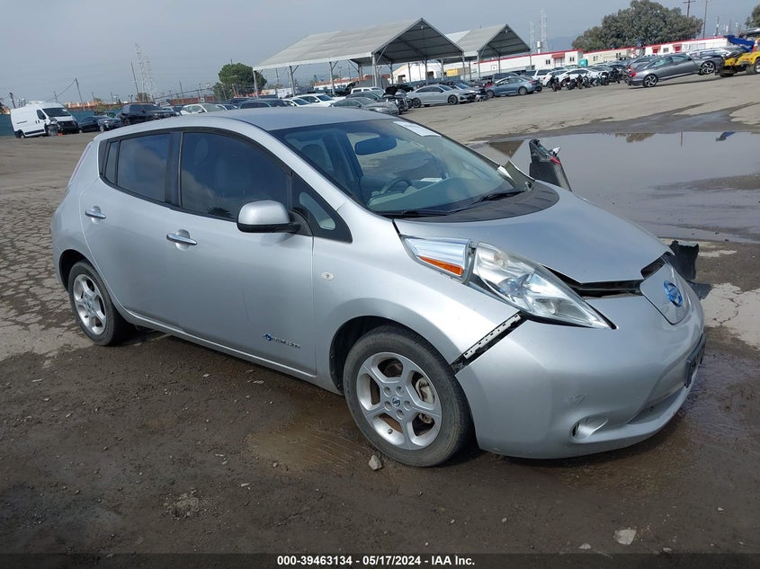 2012 Nissan Leaf Sl VIN: JN1AZ0CP0CT022234 Lot: 39463134