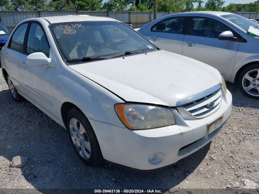 2006 Kia Spectra Ex/Lx/Sx VIN: KNAFE121565289862 Lot: 39463136