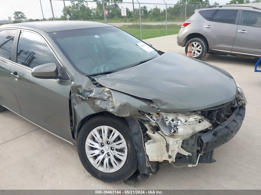 2014 Toyota Camry Hybrid/Le/Xle VIN: 4T1BD1FKXEU134490 Lot: 39463144