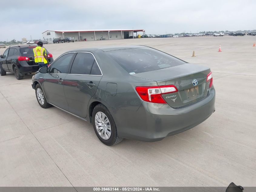 2014 Toyota Camry Hybrid/Le/Xle VIN: 4T1BD1FKXEU134490 Lot: 39463144