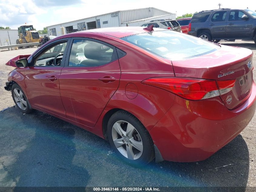 2013 Hyundai Elantra Gls VIN: KMHDH4AE8DU616468 Lot: 39463146