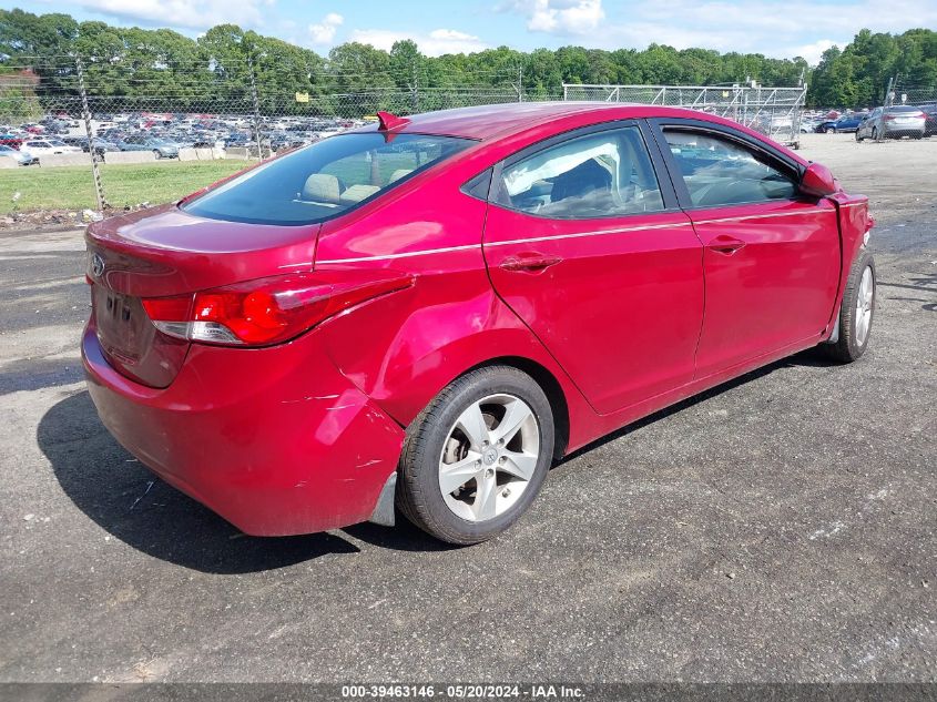 2013 Hyundai Elantra Gls VIN: KMHDH4AE8DU616468 Lot: 39463146