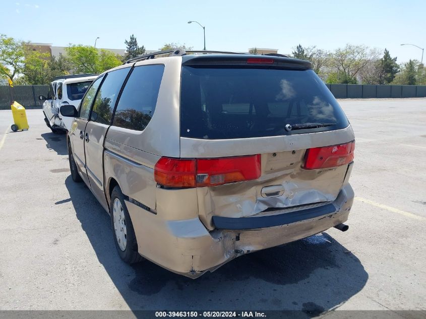 2001 Honda Odyssey Lx VIN: 2HKRL18541H617944 Lot: 39463150