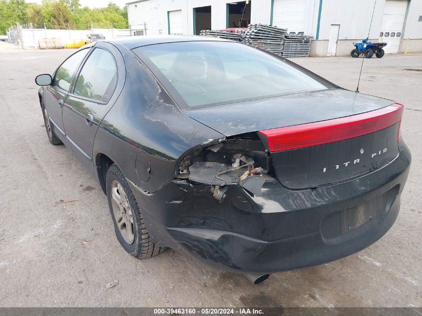 2001 Dodge Intrepid Es VIN: 2B3HD56J11H502728 Lot: 39463160