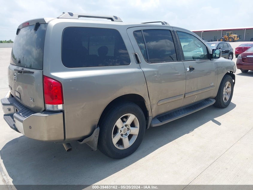 2006 Nissan Armada Se VIN: 5N1AA08A56N729472 Lot: 39463162