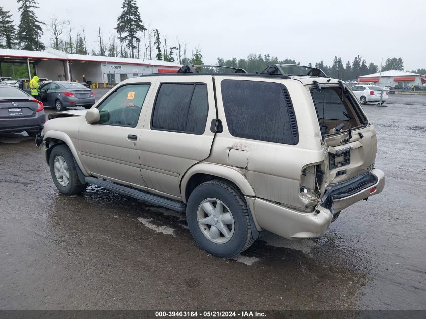 2001 Nissan Pathfinder Le VIN: JN8DR07Y11W516597 Lot: 39463164