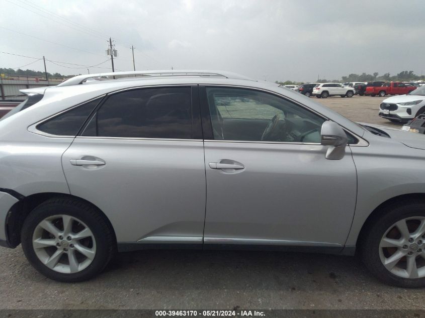 2012 Lexus Rx 350 VIN: 2T2ZK1BA0CC080791 Lot: 39463170