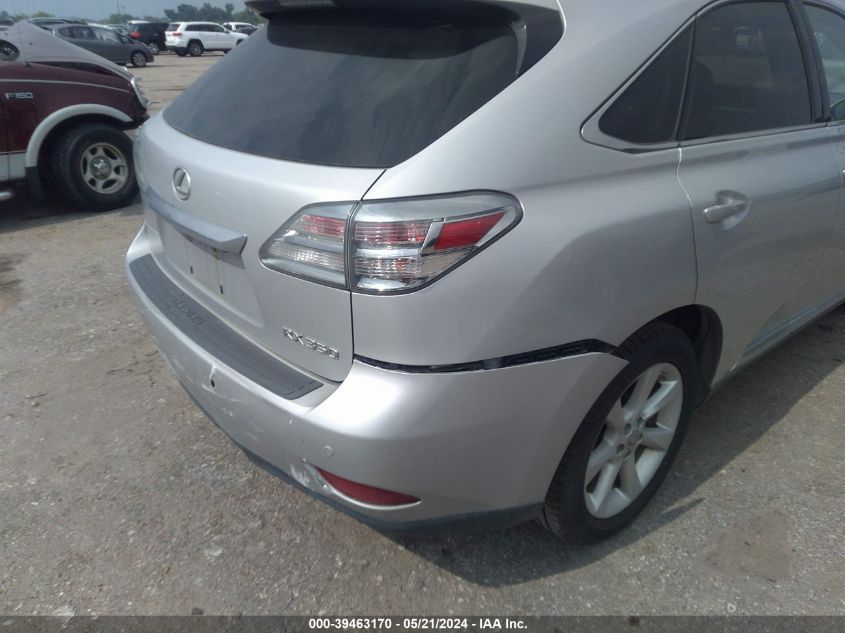 2012 Lexus Rx 350 VIN: 2T2ZK1BA0CC080791 Lot: 39463170