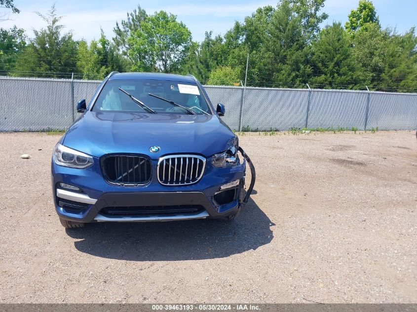 2019 BMW X3 xDrive30I VIN: 5UXTR9C53KLE14536 Lot: 39463193