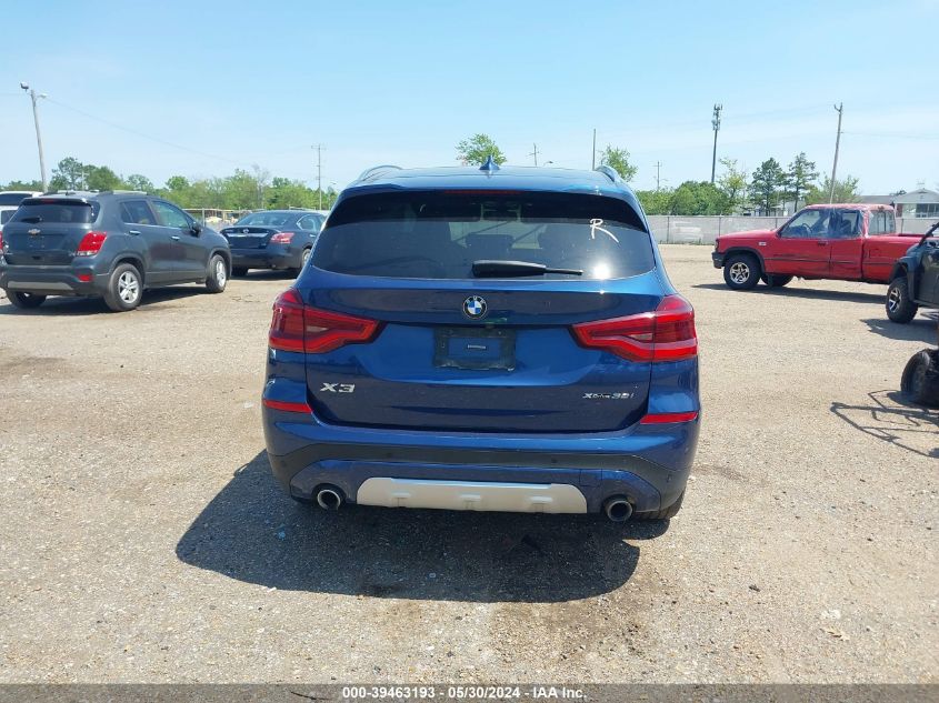 2019 BMW X3 xDrive30I VIN: 5UXTR9C53KLE14536 Lot: 39463193