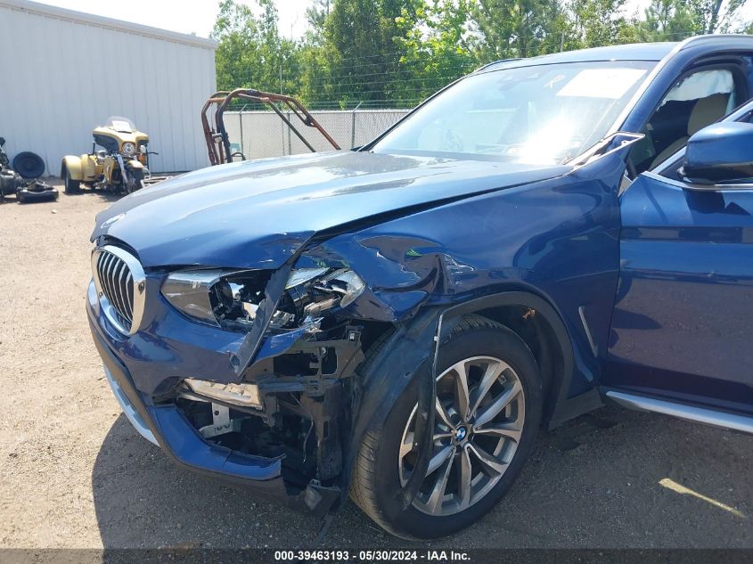 2019 BMW X3 xDrive30I VIN: 5UXTR9C53KLE14536 Lot: 39463193