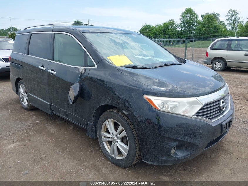 2012 Nissan Quest Sl VIN: JN8AE2KP7C9034873 Lot: 39463195