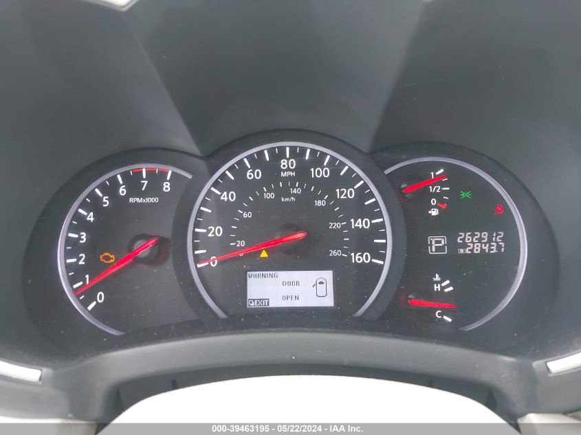 2012 Nissan Quest Sl VIN: JN8AE2KP7C9034873 Lot: 39463195