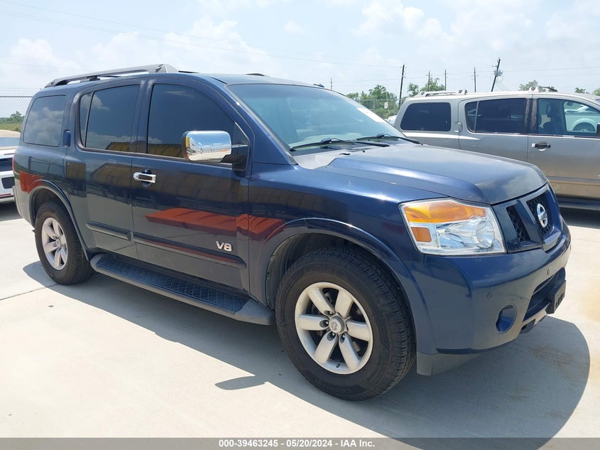 2008 Nissan Armada Se VIN: 5N1BA08D28N600607 Lot: 39463245