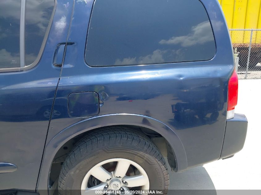 2008 Nissan Armada Se VIN: 5N1BA08D28N600607 Lot: 39463245