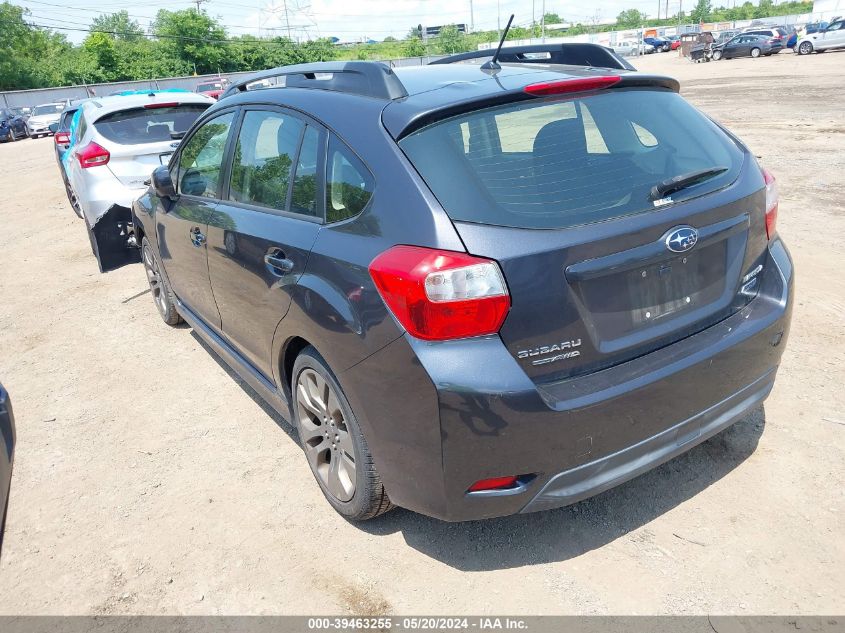 2014 Subaru Impreza 2.0I Sport Premium VIN: JF1GPAL62E8239306 Lot: 39463255