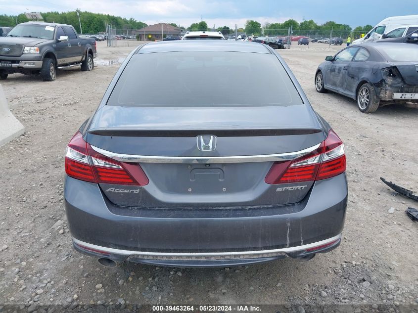 2016 Honda Accord Sport VIN: 1HGCR2F5XGA111503 Lot: 39463264