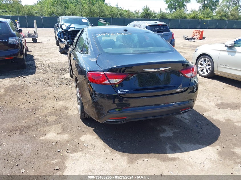 2015 CHRYSLER 200 S - 1C3CCCBB3FN748861