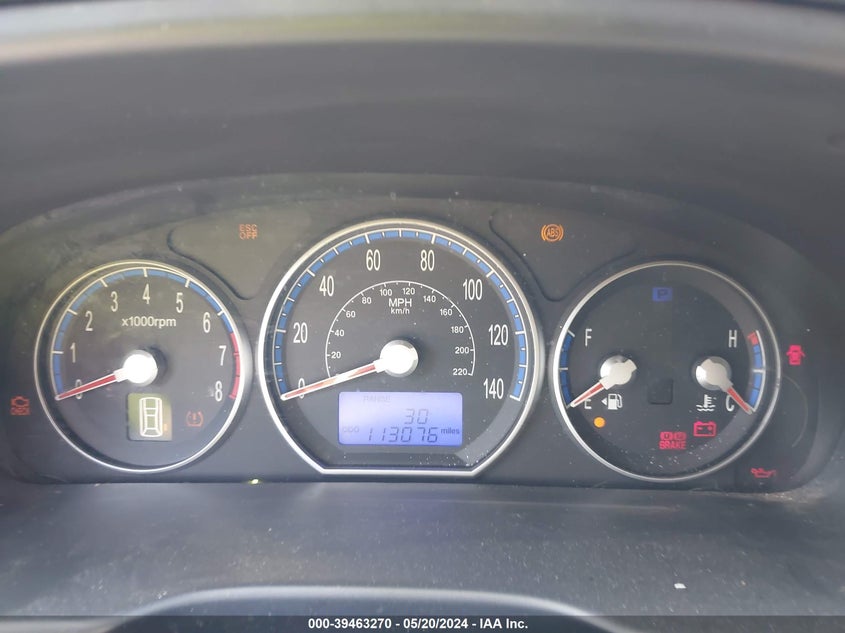 2008 Hyundai Santa Fe Gls VIN: 5NMSG73D68H140366 Lot: 39463270