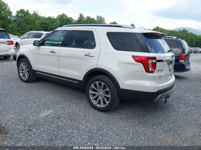 2017 Ford Explorer Limited VIN: 1FM5K8FHXHGC65017 Lot: 39463289