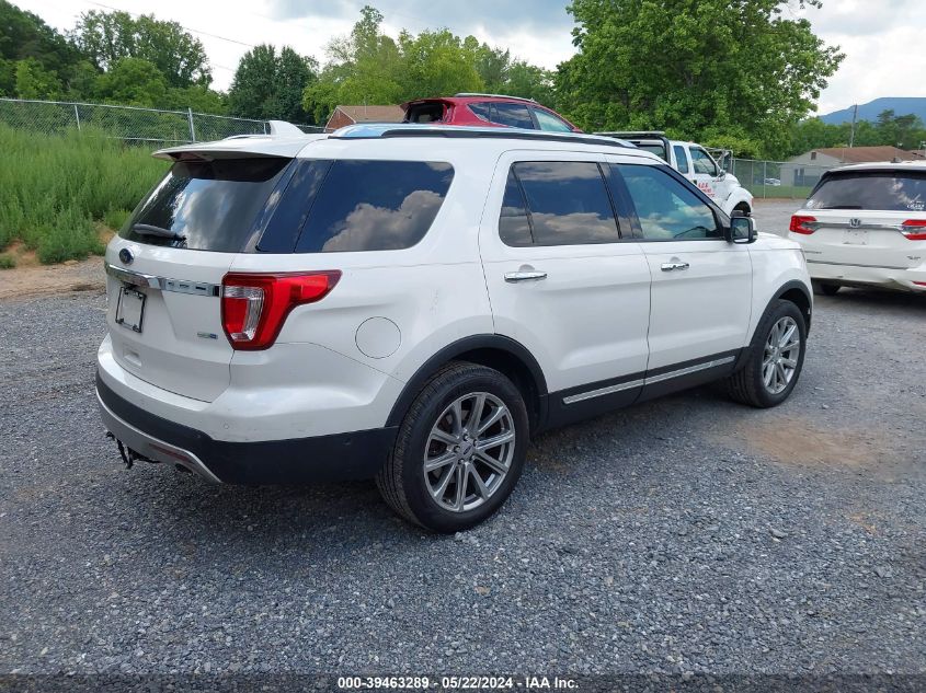 2017 Ford Explorer Limited VIN: 1FM5K8FHXHGC65017 Lot: 39463289