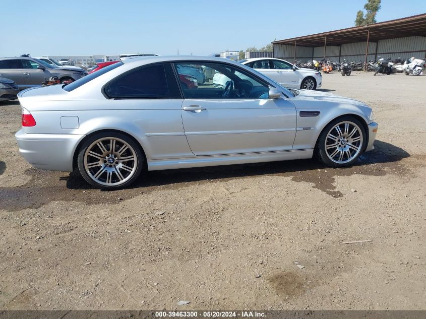 2003 BMW M3 VIN: WBSBL93433JR24488 Lot: 39463300