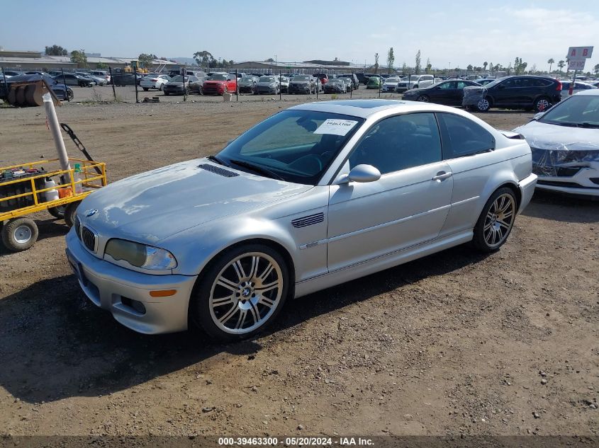 2003 BMW M3 VIN: WBSBL93433JR24488 Lot: 39463300