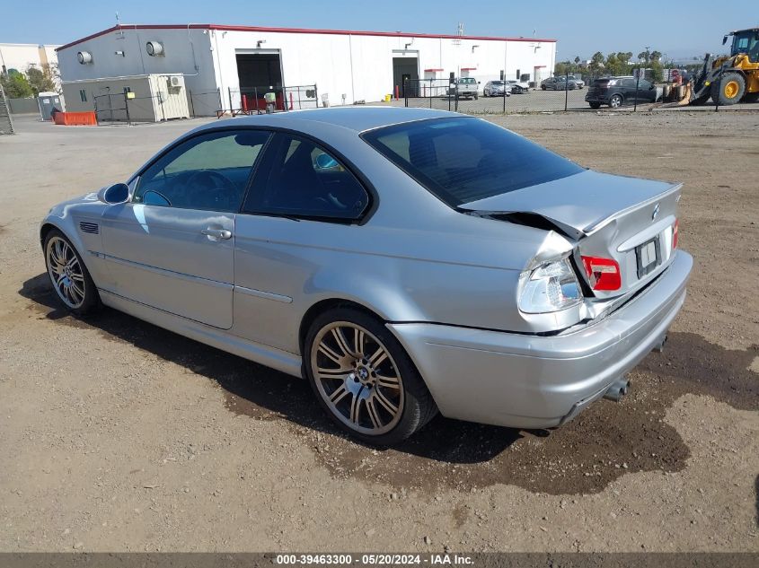 2003 BMW M3 VIN: WBSBL93433JR24488 Lot: 39463300