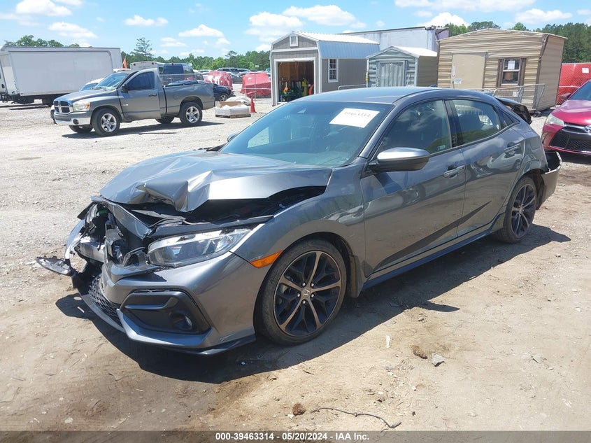 VIN SHHFK7H48MU223154 2021 HONDA CIVIC SPORT