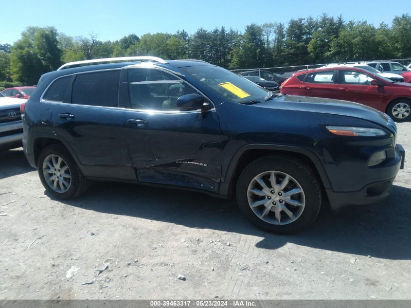 2018 Jeep Cherokee Limited 4X4 VIN: 1C4PJMDBXJD603742 Lot: 39463317