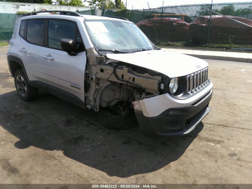 2016 Jeep Renegade Sport VIN: ZACCJBAT4GPE34960 Lot: 39463322