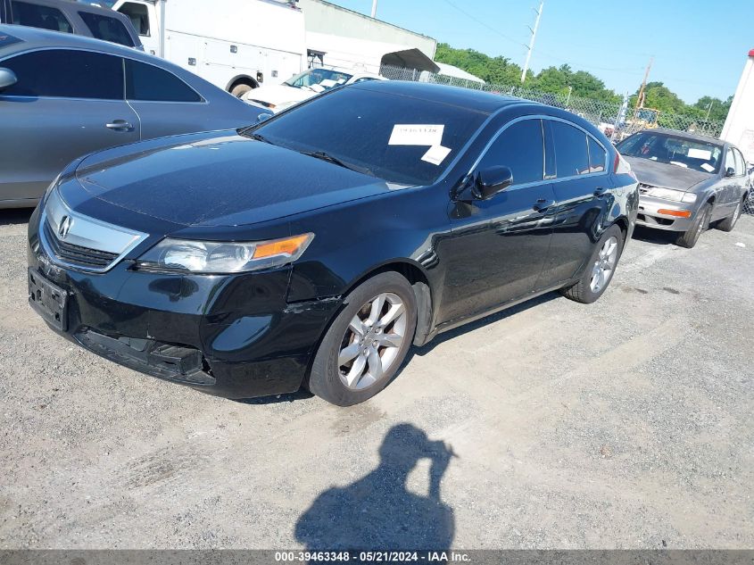 2012 Acura Tl VIN: 19UUA8F52CA002249 Lot: 39463348