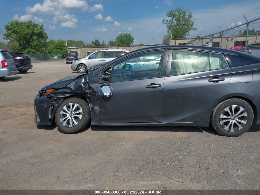 2021 Toyota Prius Prime Le VIN: JTDKAMFP3M3188857 Lot: 39463368